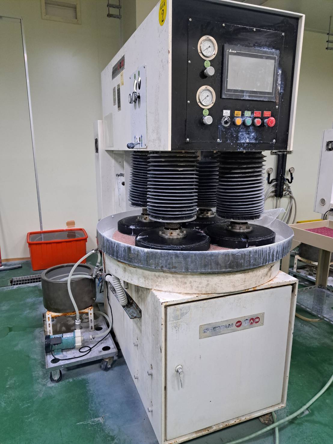 6 inch wafer preparing line, SPEEDFAM, DAITO EMTEC
